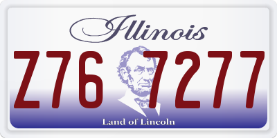 IL license plate Z767277