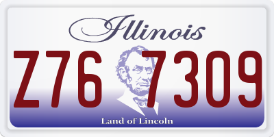 IL license plate Z767309