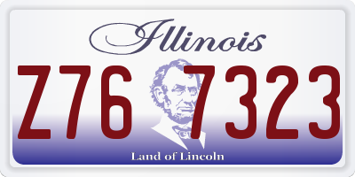 IL license plate Z767323