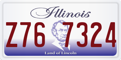 IL license plate Z767324