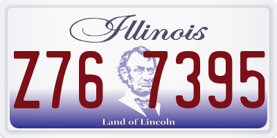 IL license plate Z767395