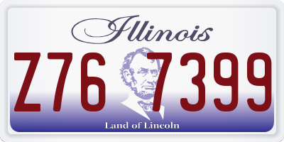 IL license plate Z767399