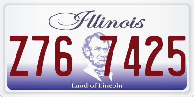 IL license plate Z767425