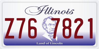 IL license plate Z767821
