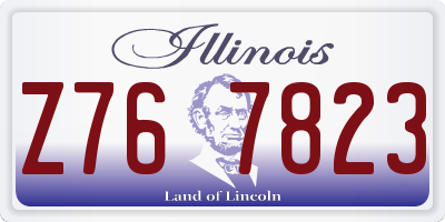 IL license plate Z767823