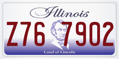 IL license plate Z767902