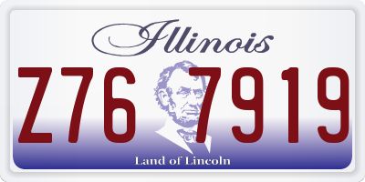 IL license plate Z767919