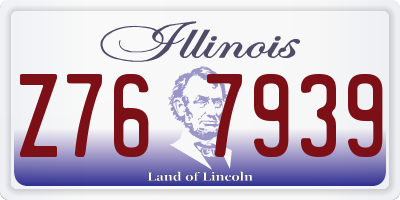 IL license plate Z767939