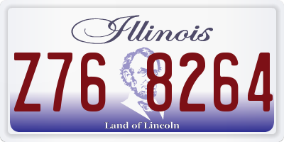 IL license plate Z768264
