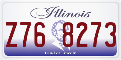 IL license plate Z768273