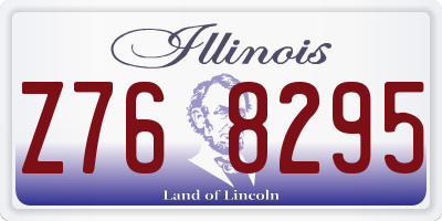 IL license plate Z768295