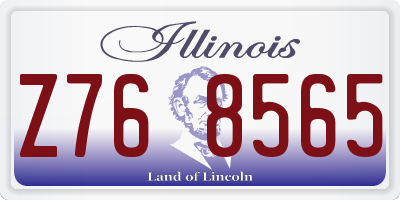 IL license plate Z768565