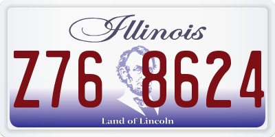 IL license plate Z768624