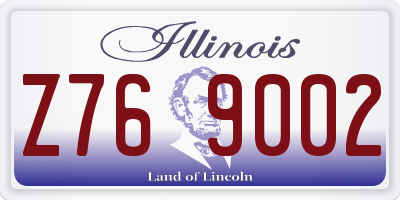 IL license plate Z769002
