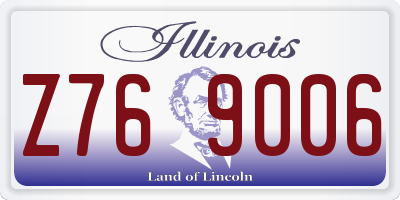 IL license plate Z769006