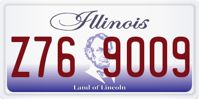 IL license plate Z769009