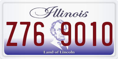 IL license plate Z769010