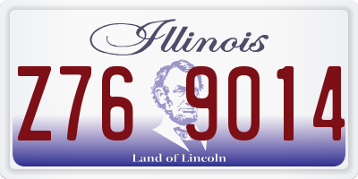 IL license plate Z769014