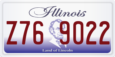IL license plate Z769022