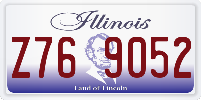 IL license plate Z769052