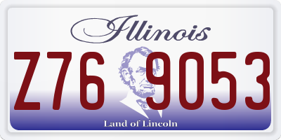 IL license plate Z769053