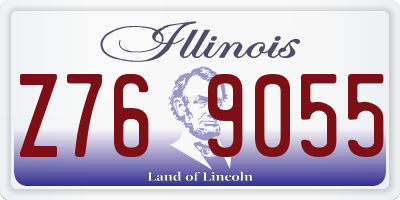 IL license plate Z769055