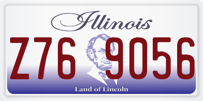 IL license plate Z769056