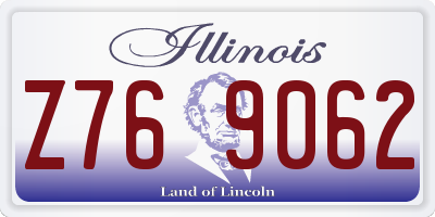 IL license plate Z769062