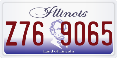 IL license plate Z769065