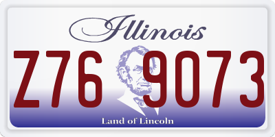 IL license plate Z769073