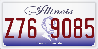 IL license plate Z769085