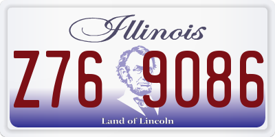 IL license plate Z769086