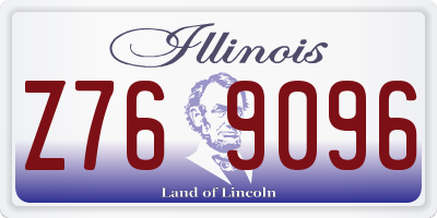 IL license plate Z769096