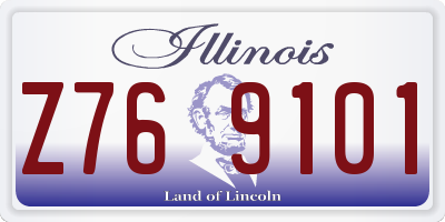 IL license plate Z769101