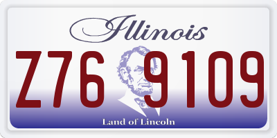 IL license plate Z769109