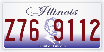 IL license plate Z769112