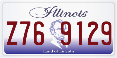 IL license plate Z769129