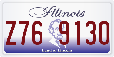 IL license plate Z769130