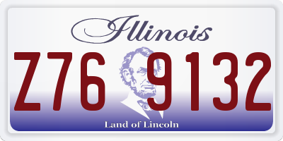 IL license plate Z769132