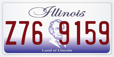 IL license plate Z769159