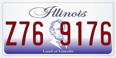 IL license plate Z769176