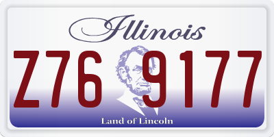 IL license plate Z769177