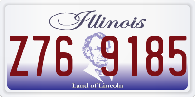 IL license plate Z769185