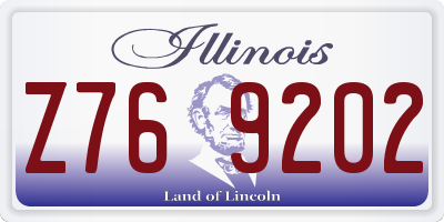 IL license plate Z769202