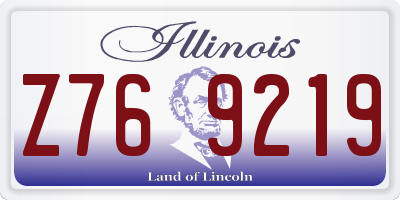 IL license plate Z769219