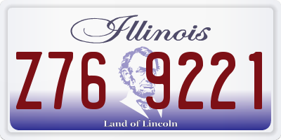 IL license plate Z769221