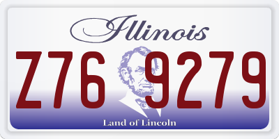 IL license plate Z769279