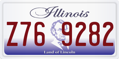 IL license plate Z769282