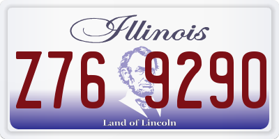 IL license plate Z769290