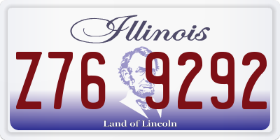 IL license plate Z769292